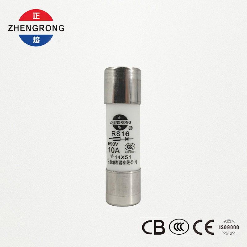 14*51mm 500V 10A RS16 didelės pertraukimo talpos saugiklis