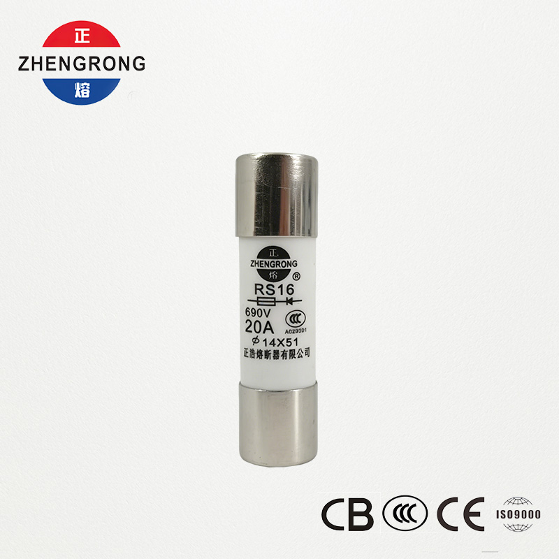 14*51mm 500V 20A RS16 didelės pertraukimo talpos saugiklis