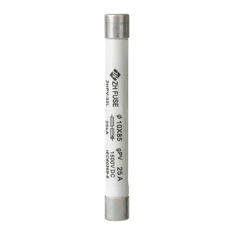 1500 V DC 25A 10x85mm Saulės PV saugiklių jungtis