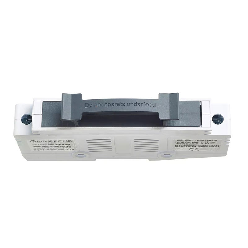 1500VDC 32A 10x85mm Saulės PV saugiklių laikiklis