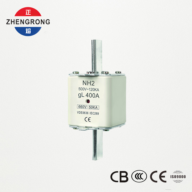 CE ir IEC sertifikuota saugiklio jungtis NH2 660V 400A didelė pertraukimo talpa