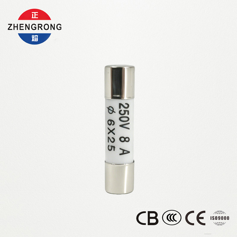 Didelio našumo 6*25mm R057 8A saugikliai dideliems pirkėjams
