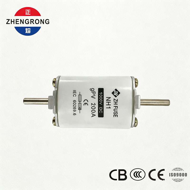 PV nuolatinės srovės saugiklis NH1 200A 1000V | CE ir IEC 60269.6 Patvirtintas saulės masyvams