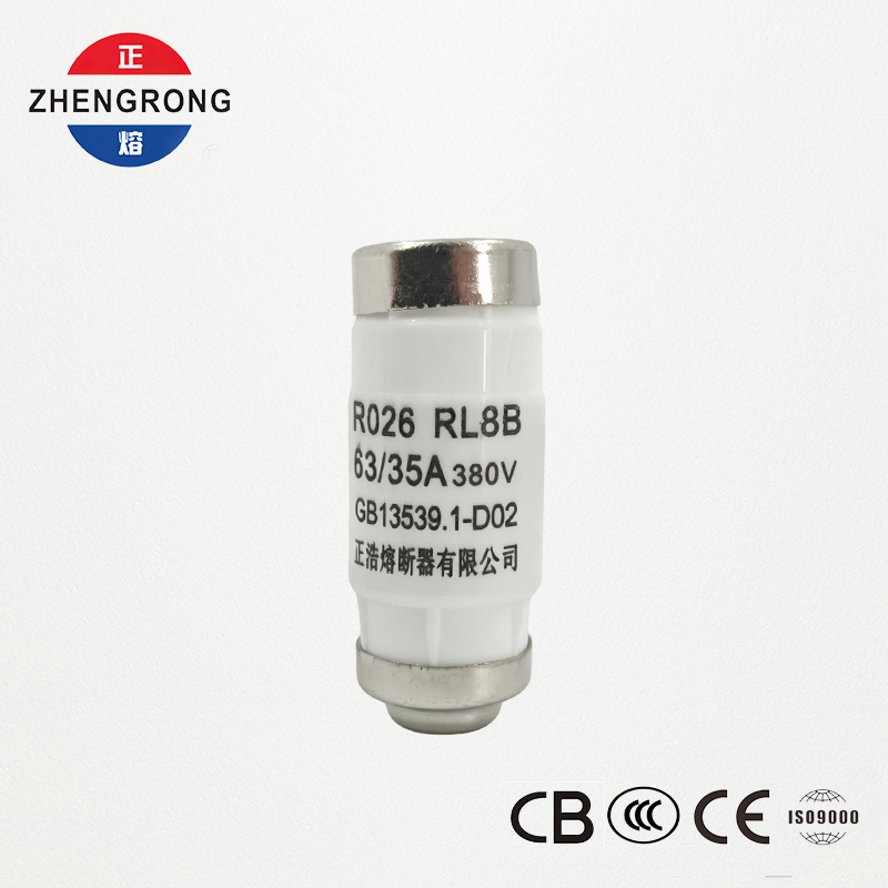 RL8B R026 35A 380V D02 cilindrinis saugiklis