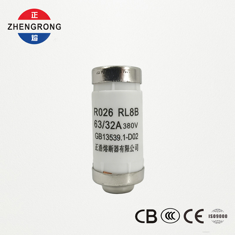 RL8B R026 380V saugiklis | 32A/63A D02 Standartas