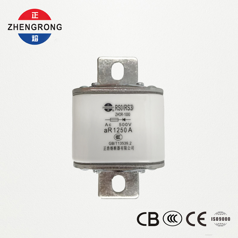 RS0 RS3 1250A 500V aR greito veikimo saugiklis